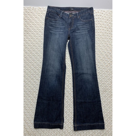 A New Approach Jeans Womens Size 8 (32x32) Modern Flare  Leg Blue Denim  Pockets - Picture 1 of 6